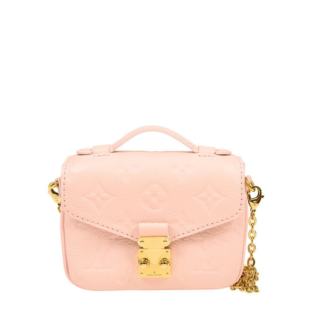 Louis Vuitton Micro Metis Calf Leather Shoulder Bag Pink